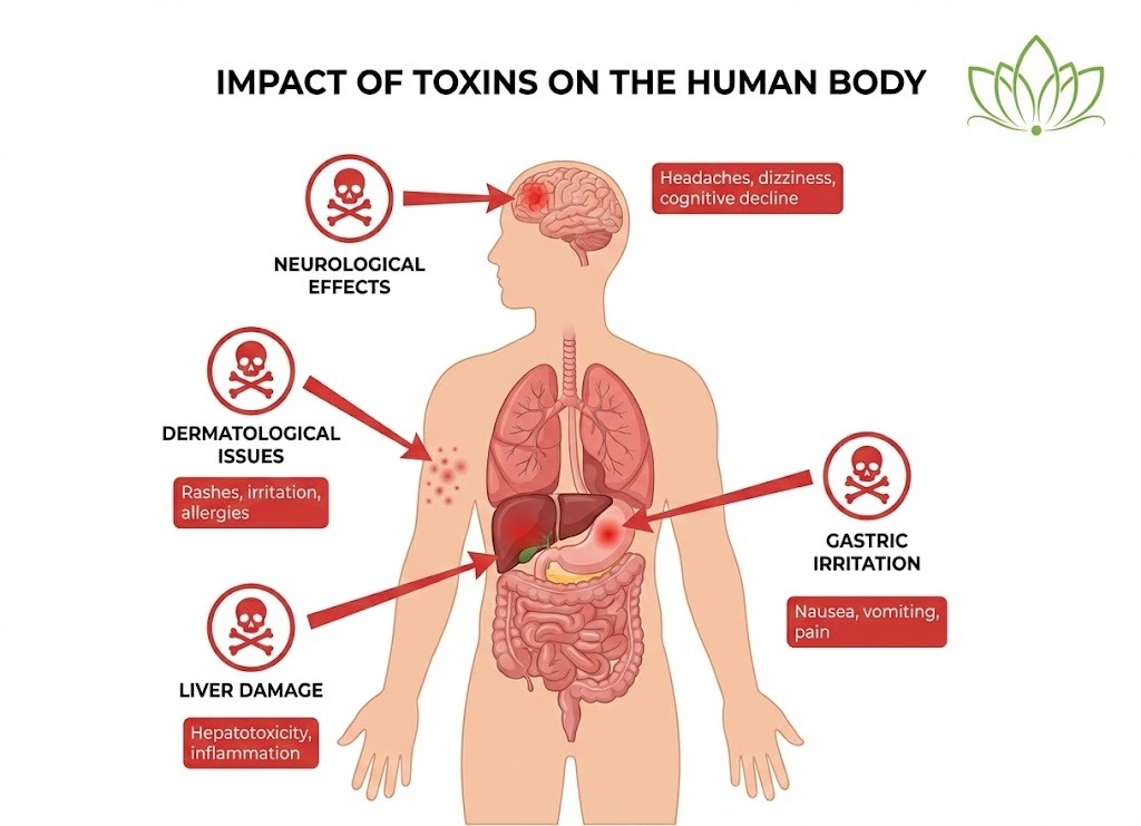 Tangible signs of toxic accumulation
